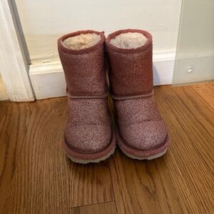 UGG Toddler Kids' Classic Short II Glitter Boots - Pink Size 8